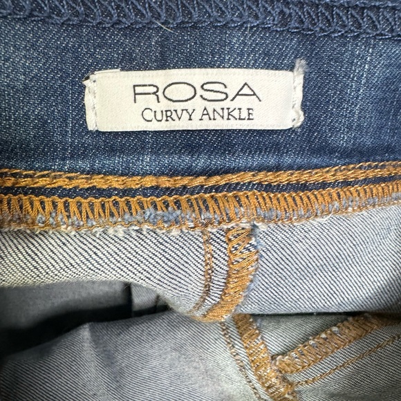 Sofa Jeans by Sofia Vergara Style Rosa Curvy Ankle Size 10 Slightly Distressed - Picture 7 of 8